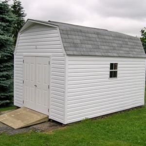 10x14 Hi-Side Barn With Vinyl Siding