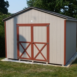 12x12 Workshop With Painted T1-11 Siding